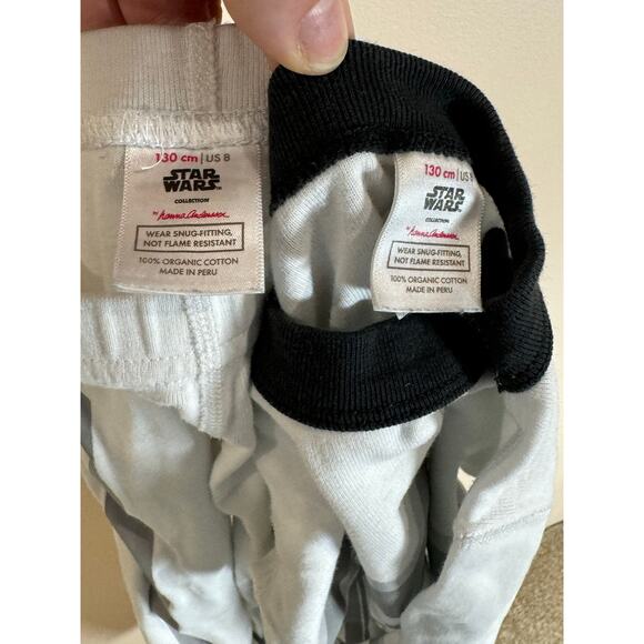 Hanna Anderson Kids Pajama Set Size 8 Storm Trooper Star Wars - Picture 5 of 6